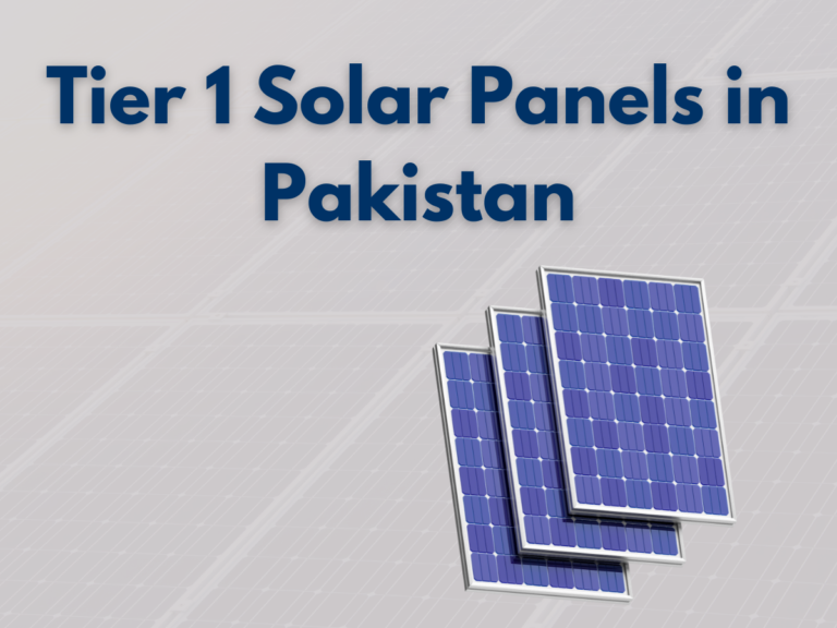 Tier 1 Solar Panels in Pakistan